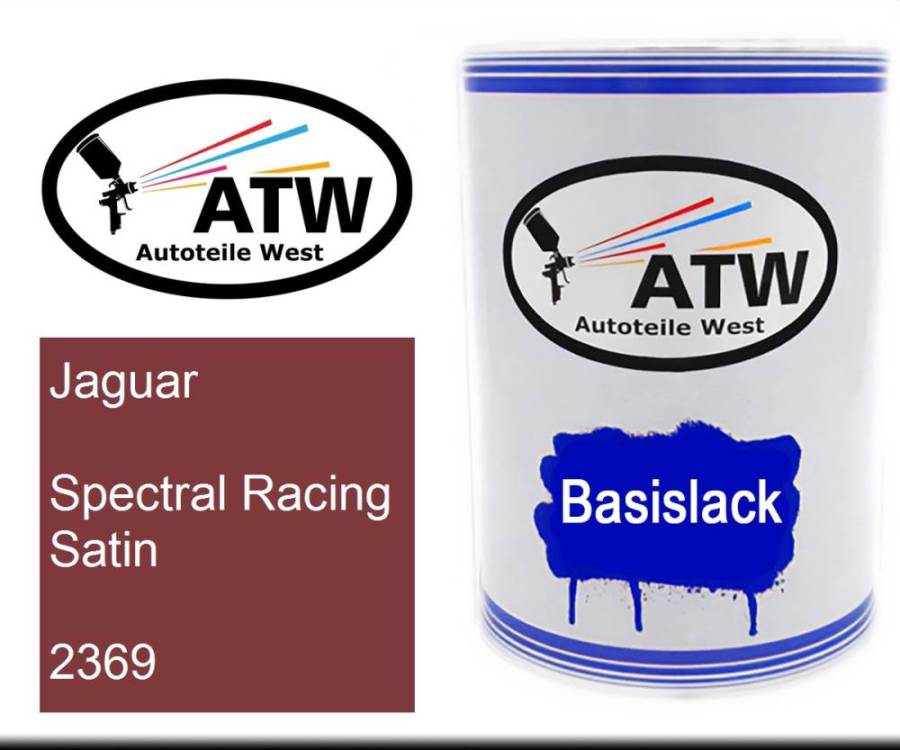 Jaguar, Spectral Racing Satin, 2369: 500ml Lackdose, von ATW Autoteile West.